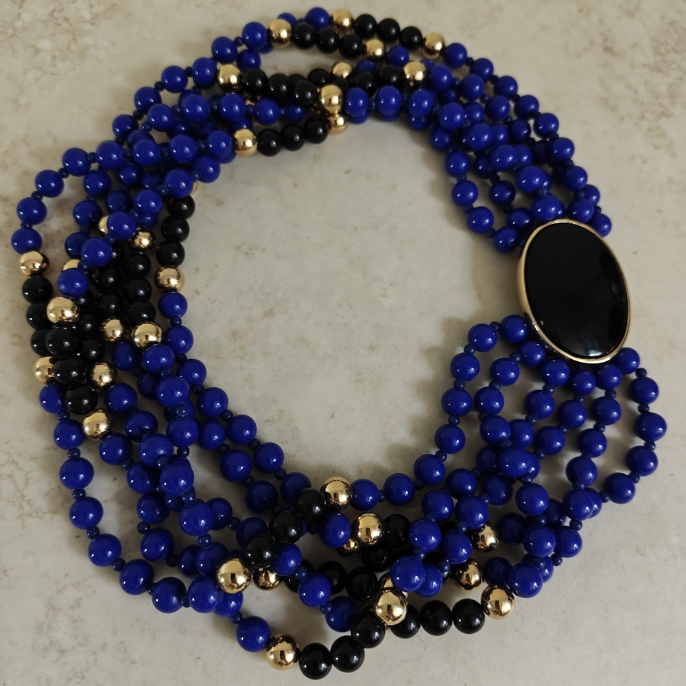 Vintage Signed Gay Boyer Torsade Necklace